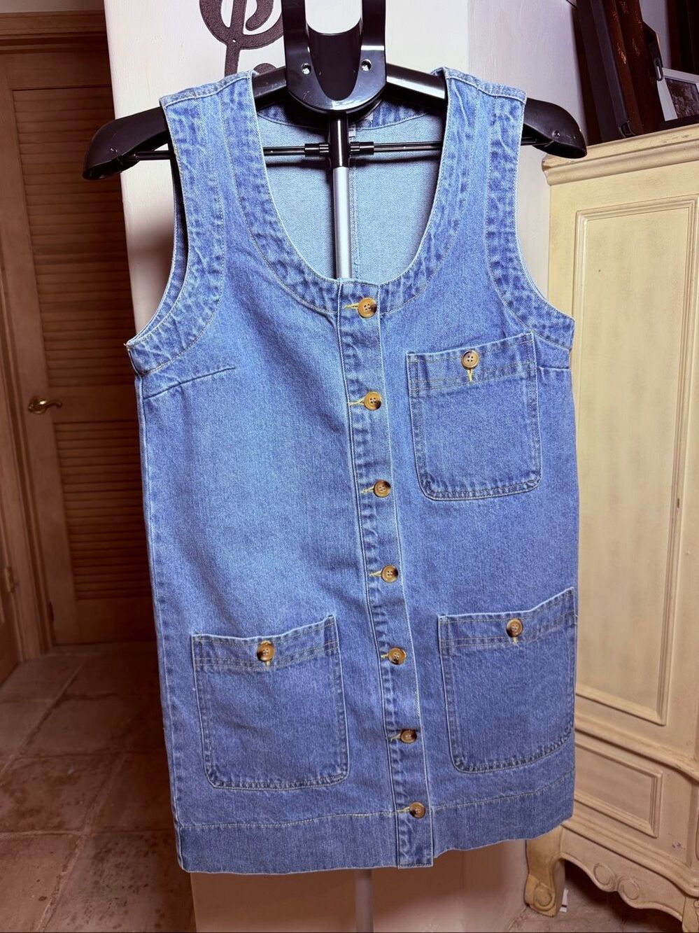 NWOT White Birch denim minidress